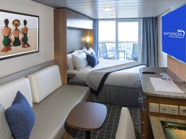 Temptation Caribbean Cruise 2022 - Suites & Staterooms
